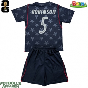 Förenta stater Antonee Robinson #5 Bortaställ Barn VM 2026 Kortärmad (+ Korta byxor)